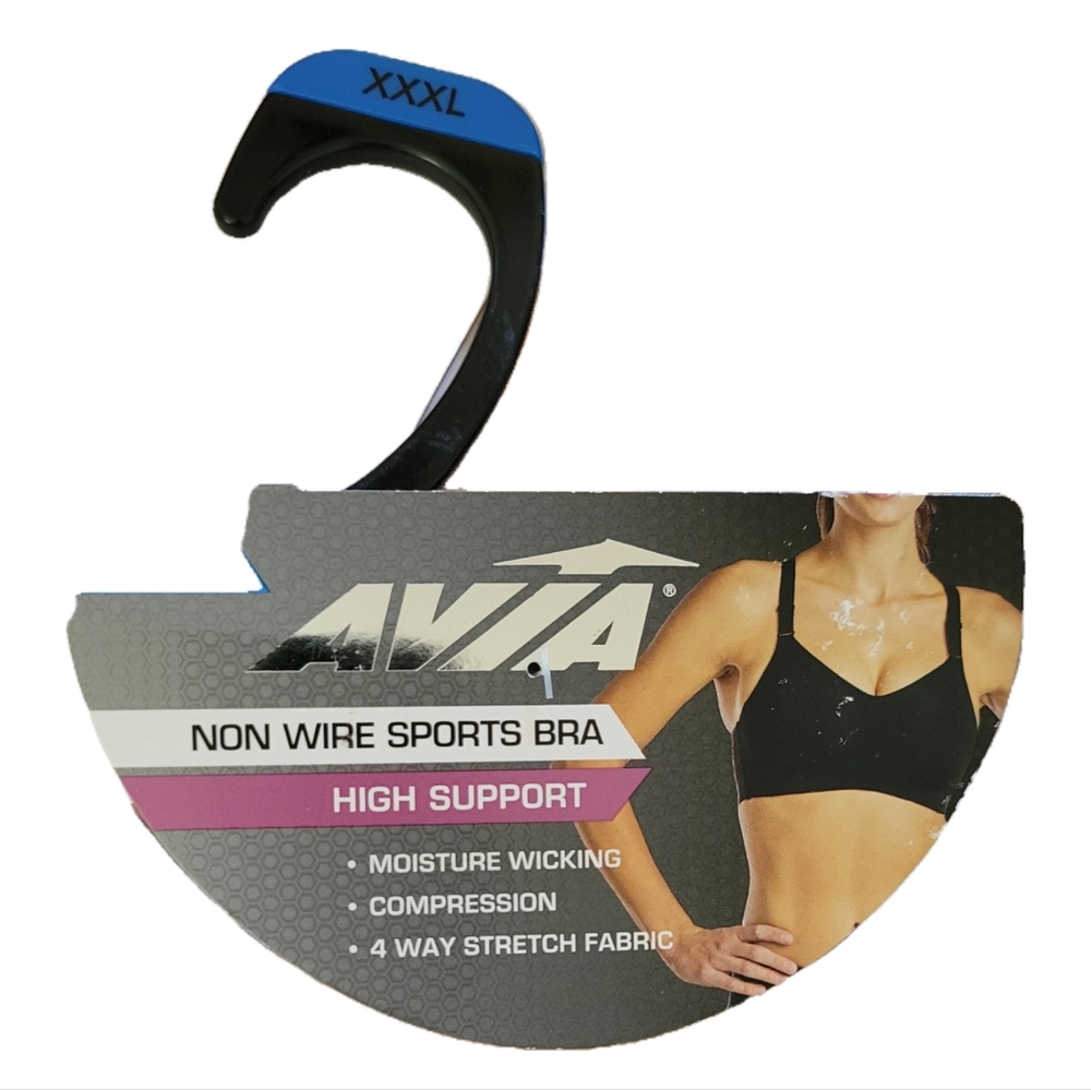 Avia Black Sports Bra - Picture 5 of 9